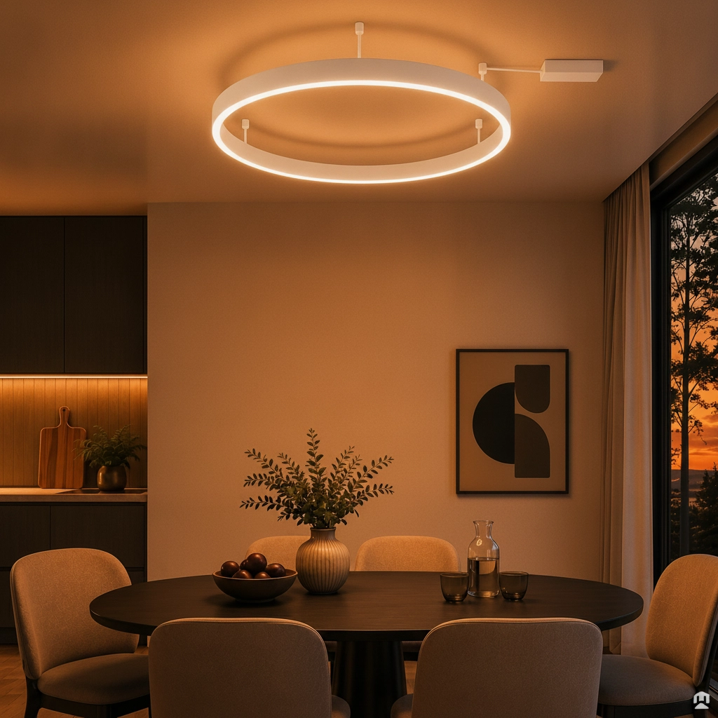 Plafondlamp Motif wit Ø 100cm