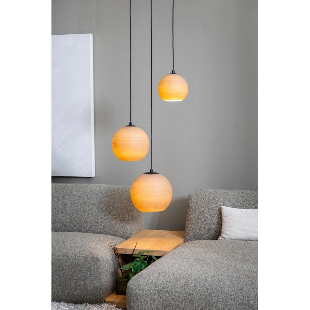 3-lichts hanglamp Orb Saturn rond met uniek effect ETH 8720195309291