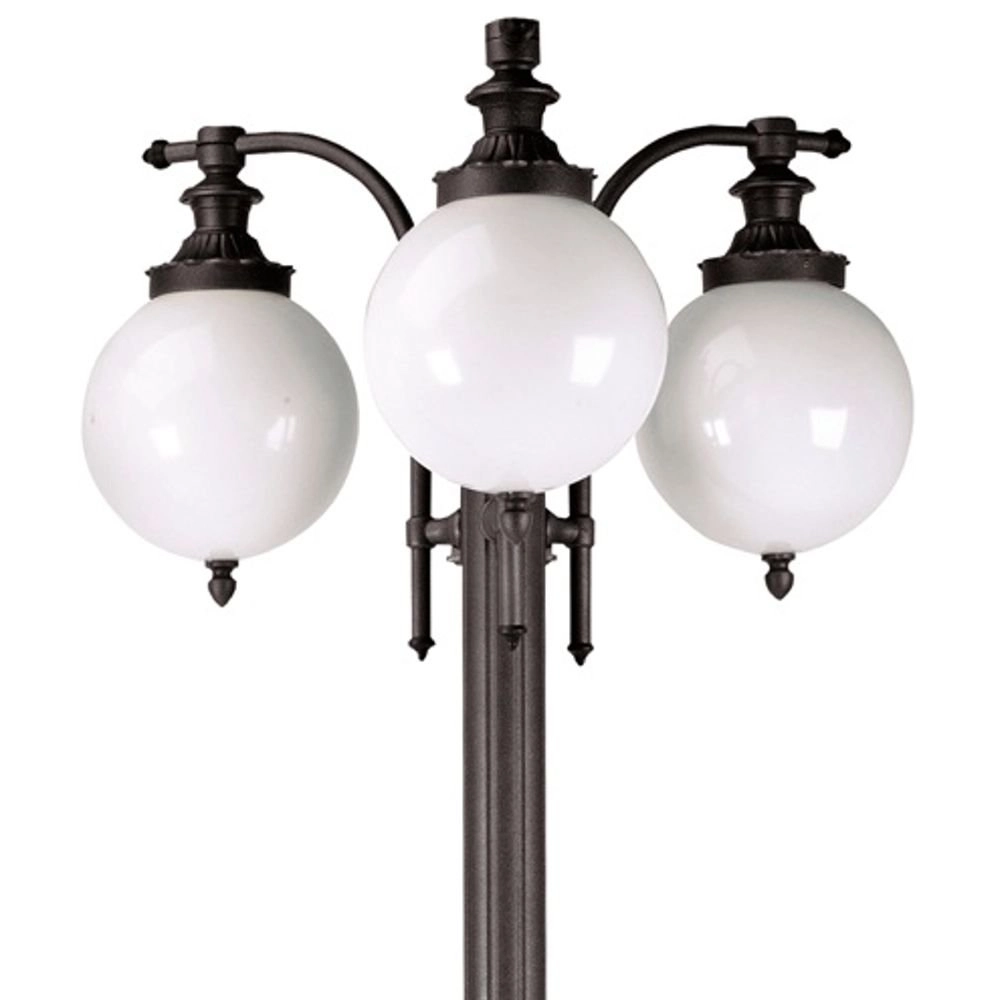 Staande tuinlamp Madeira 3-lichts - zwart KS verlichting 8714732715546