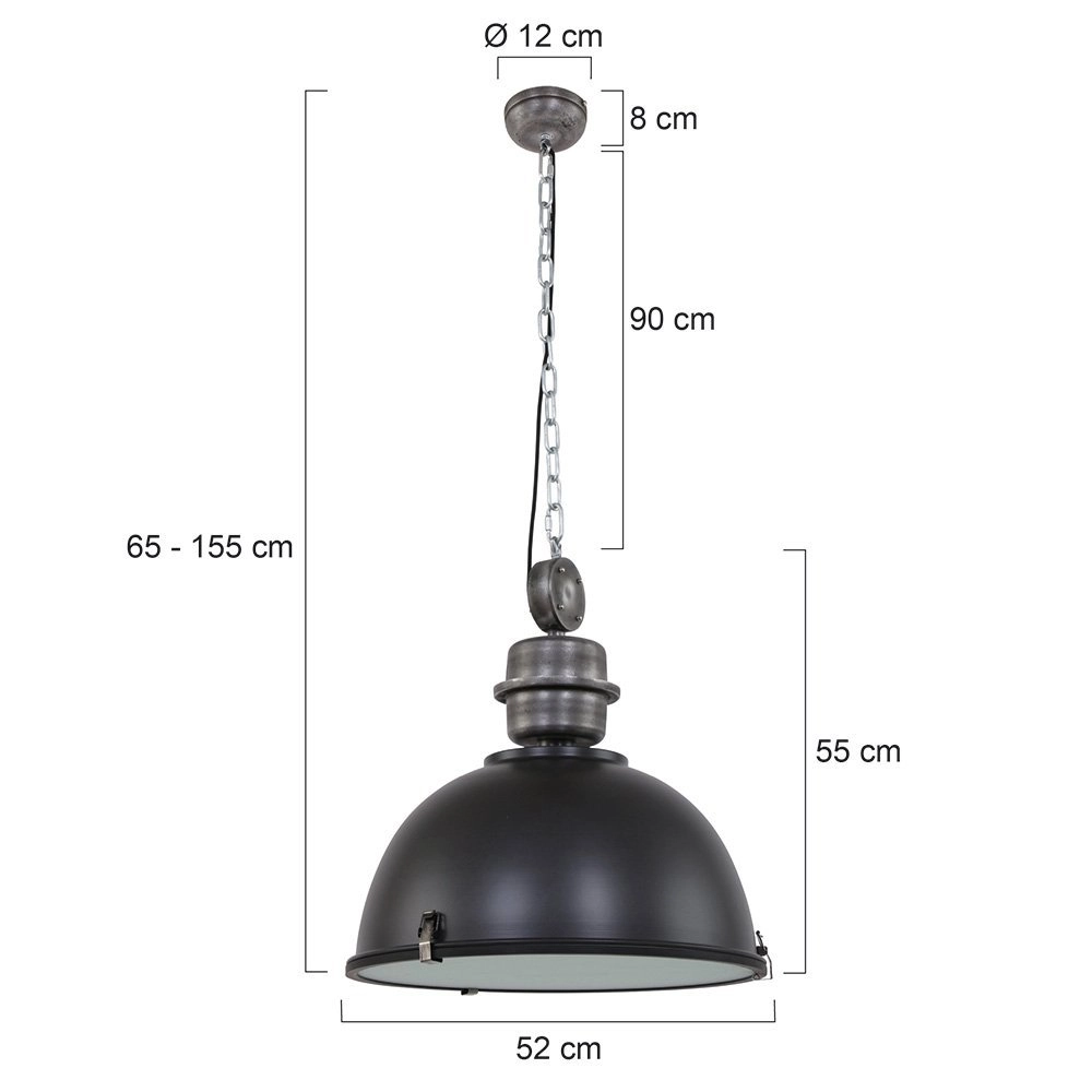 Hanglamp Bikkel XXL Industrie Steinhauer 8712746106732