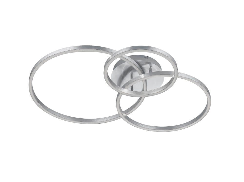 Plafonnière Winona 3-rings RVS