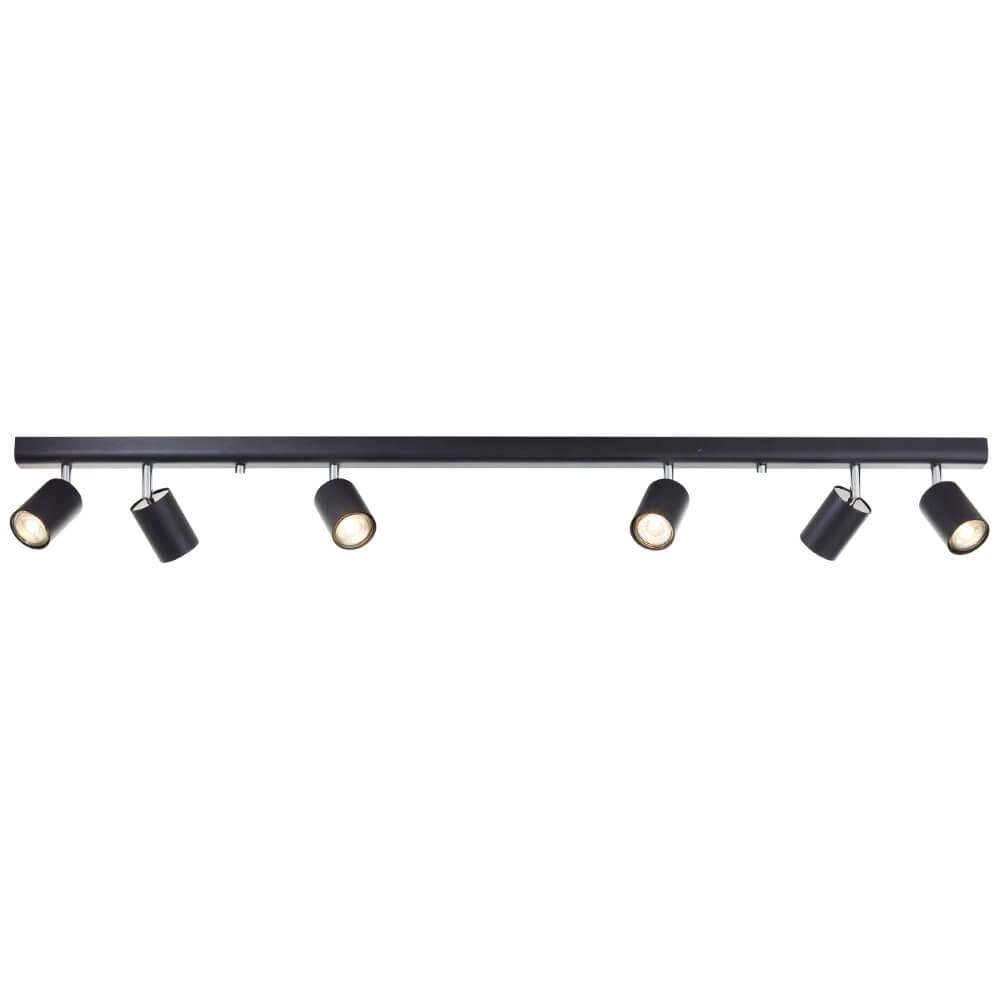 6-lichts plafondlamp Different design zwart