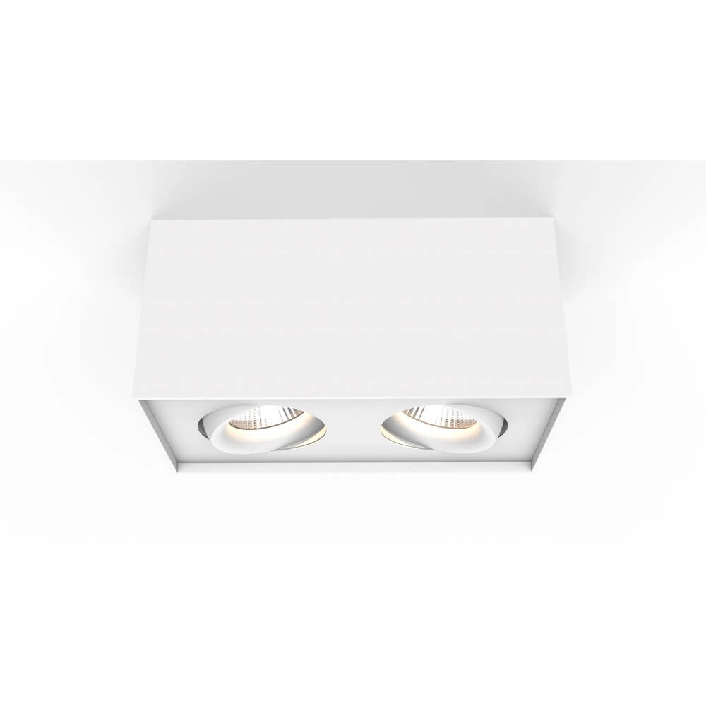 Dubbele led opbouwspot Iblocc wit Lyora 4255805301425