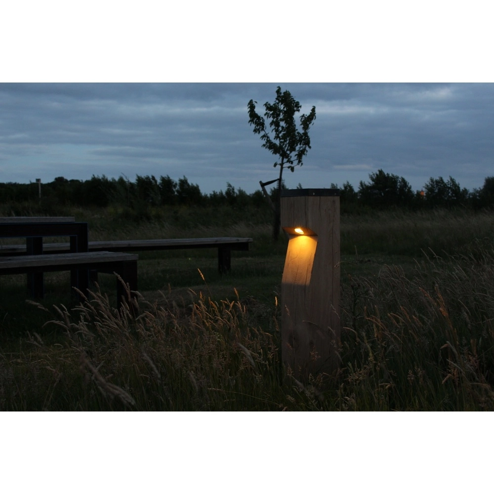 Houten solar padverlichting Eye Solar Accoya - 17,5x17,5x90 -2700K Timberlab 8716803513860