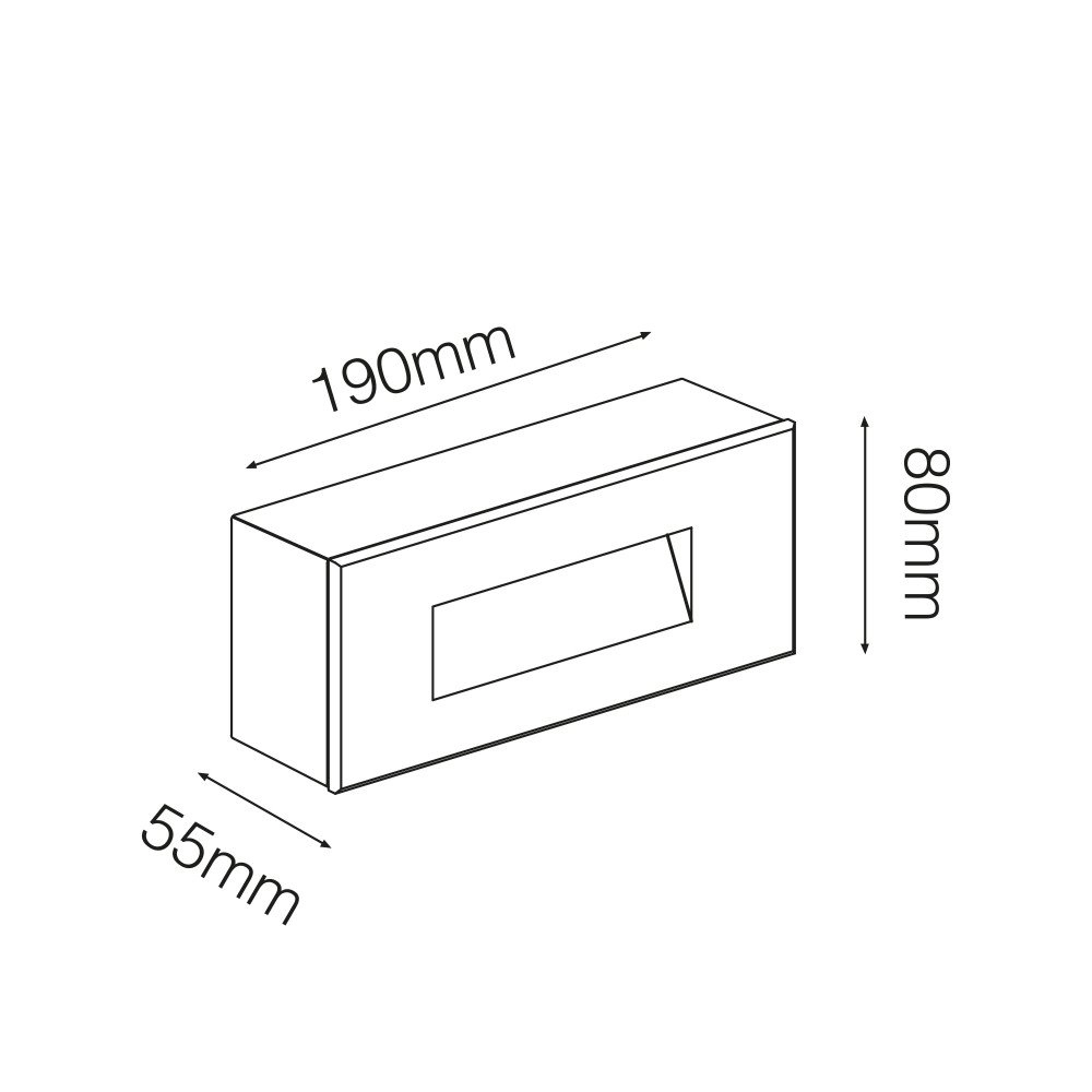 Led opbouwspot Oxide 2 KS verlichting 8714732756709