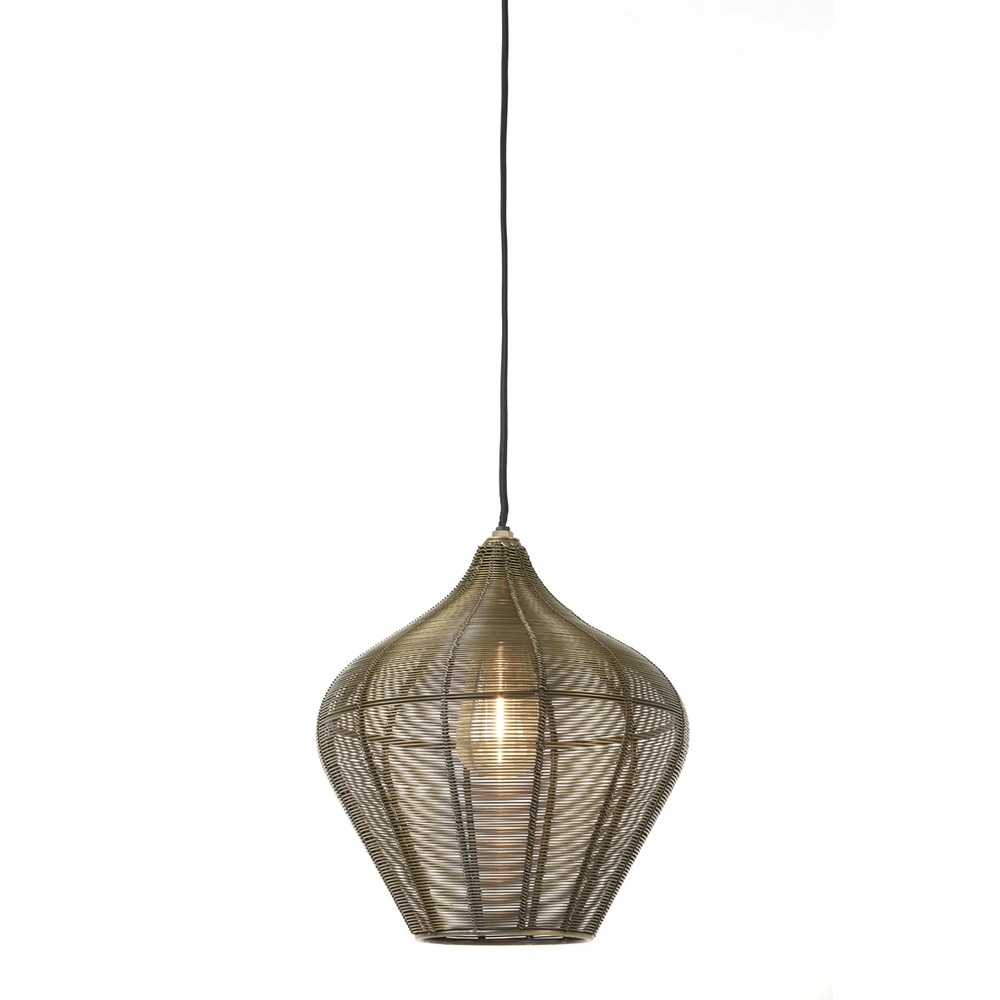 Hanglamp Alvaro brons Ø 27cm Light & Living 8717807634094