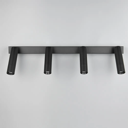 Slanke plafondspot Ambala 4x led - zwart Trio 4017807612653