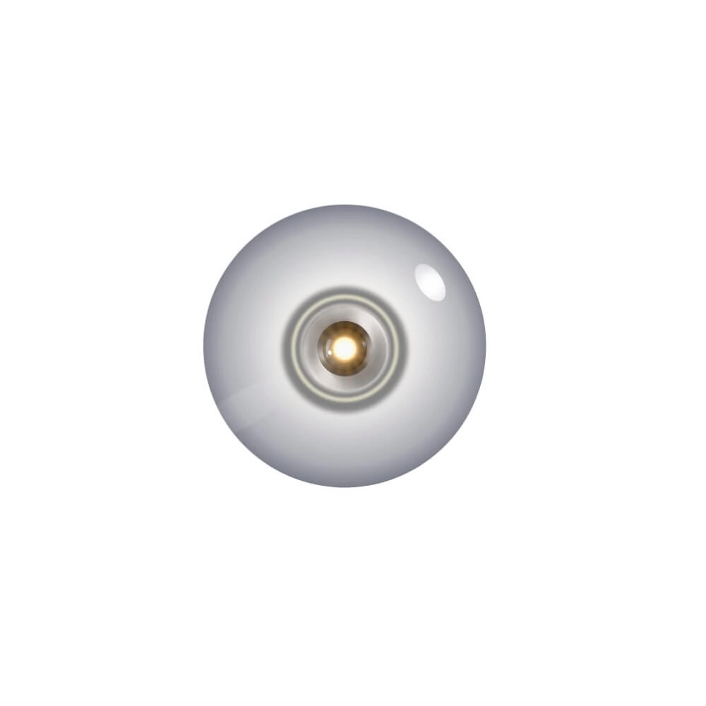 Design plafondlamp Pure Vitrum grijs Paul Neuhaus 4012248382660