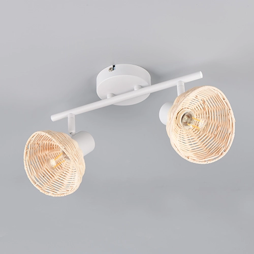 Plafondlamp Calvi dubbel wit Trio 4017807678062
