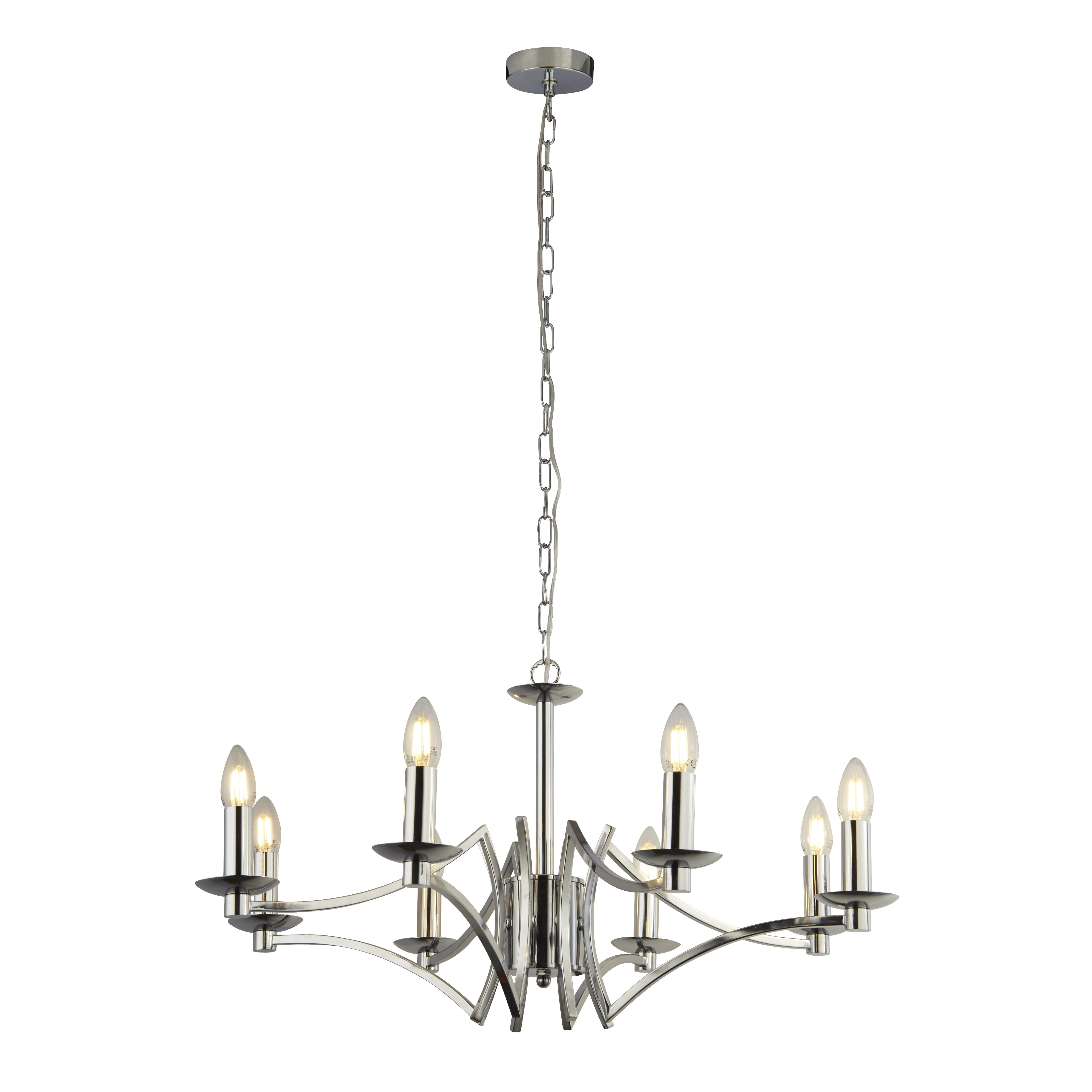 8-lichts kroonluchter Ascot 8-lichts Searchlight 5053423174198