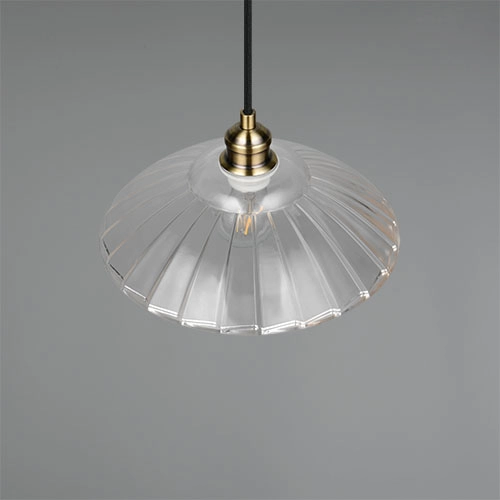 Klassieke hanglamp Eluna oud messing Trio 4017807682465