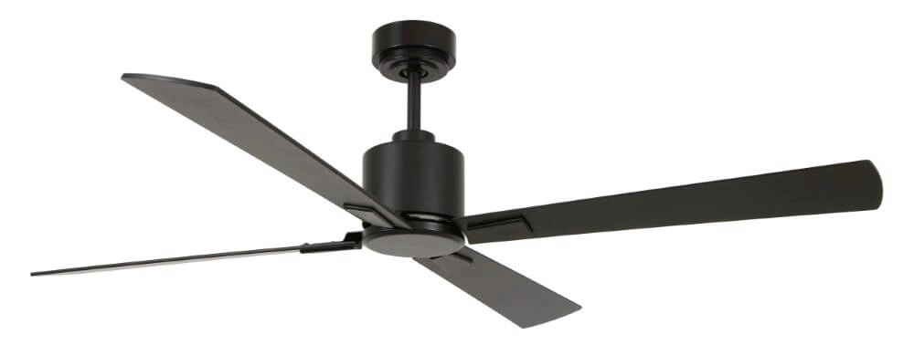 Zwarte plafondventilator Airfusion Climate I Ø 132cm