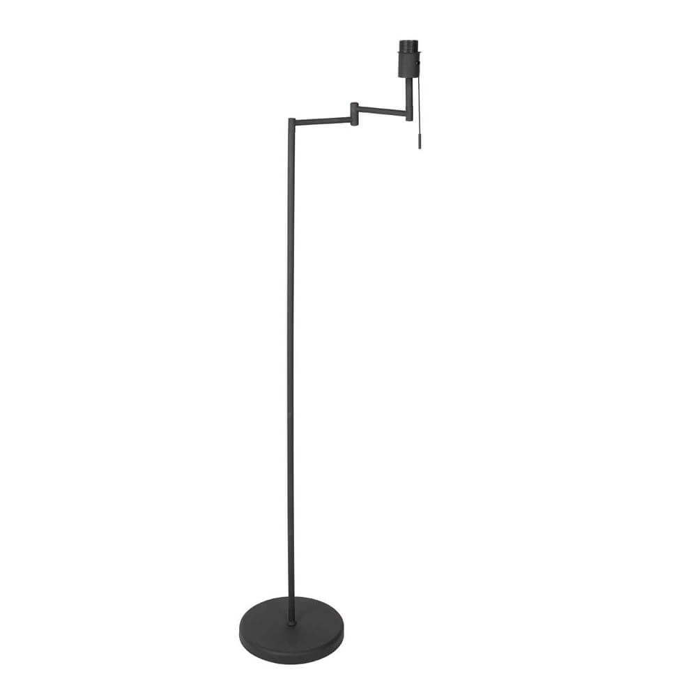Vloerlamp Bella zwart met kap wit Steinhauer 8712746174625