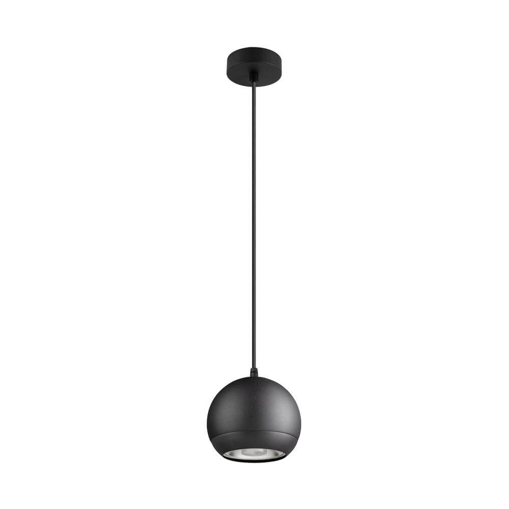 Strakke hanglamp Light Eye 150 zwart Ø 15cm SLV 4024163295482
