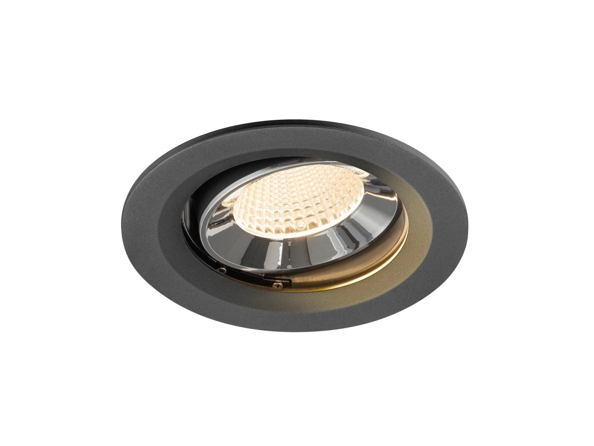 Inbouwspot Numinos Move M zwart/chroom 2700K - 40gr