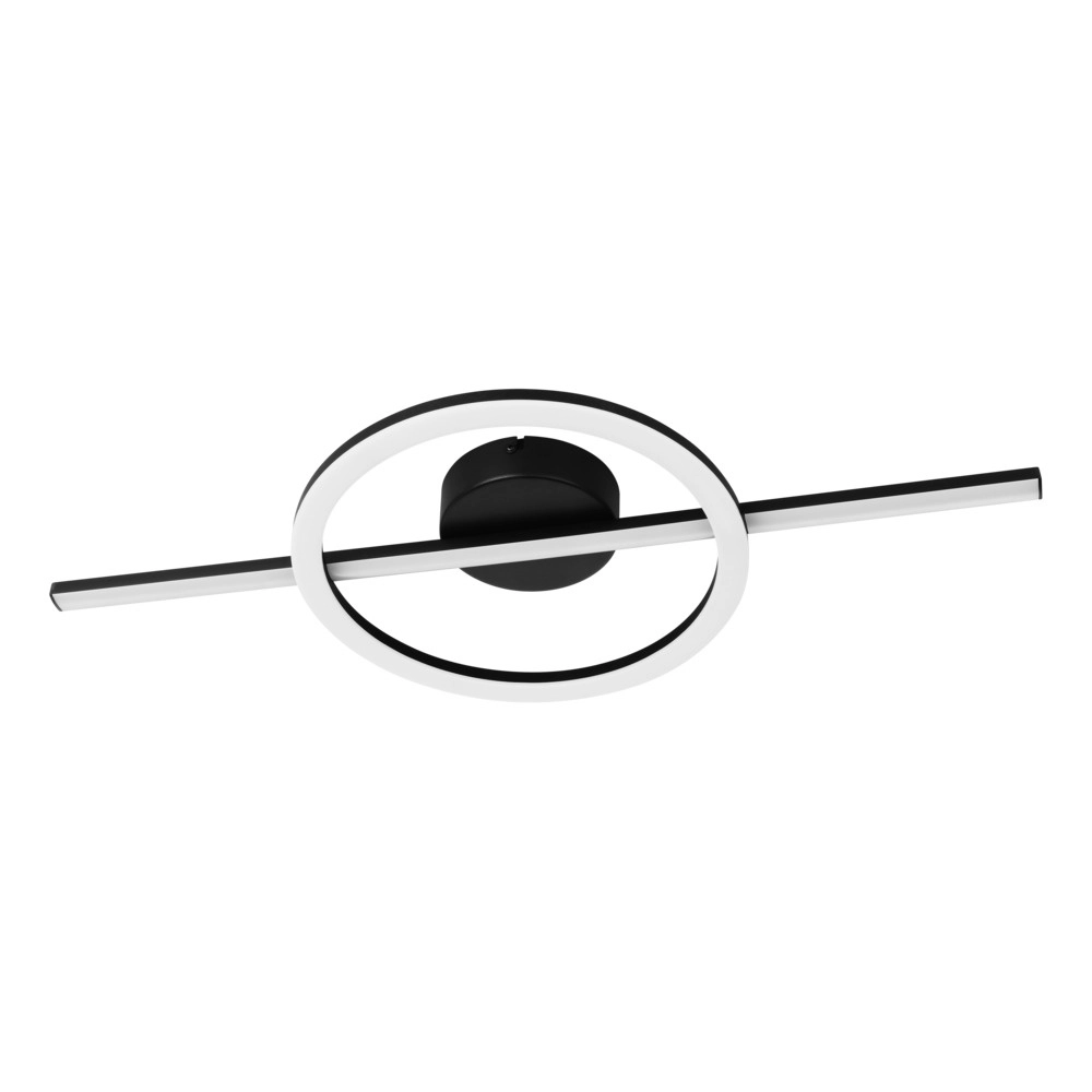 Design plafondlamp Agostino zwart rond