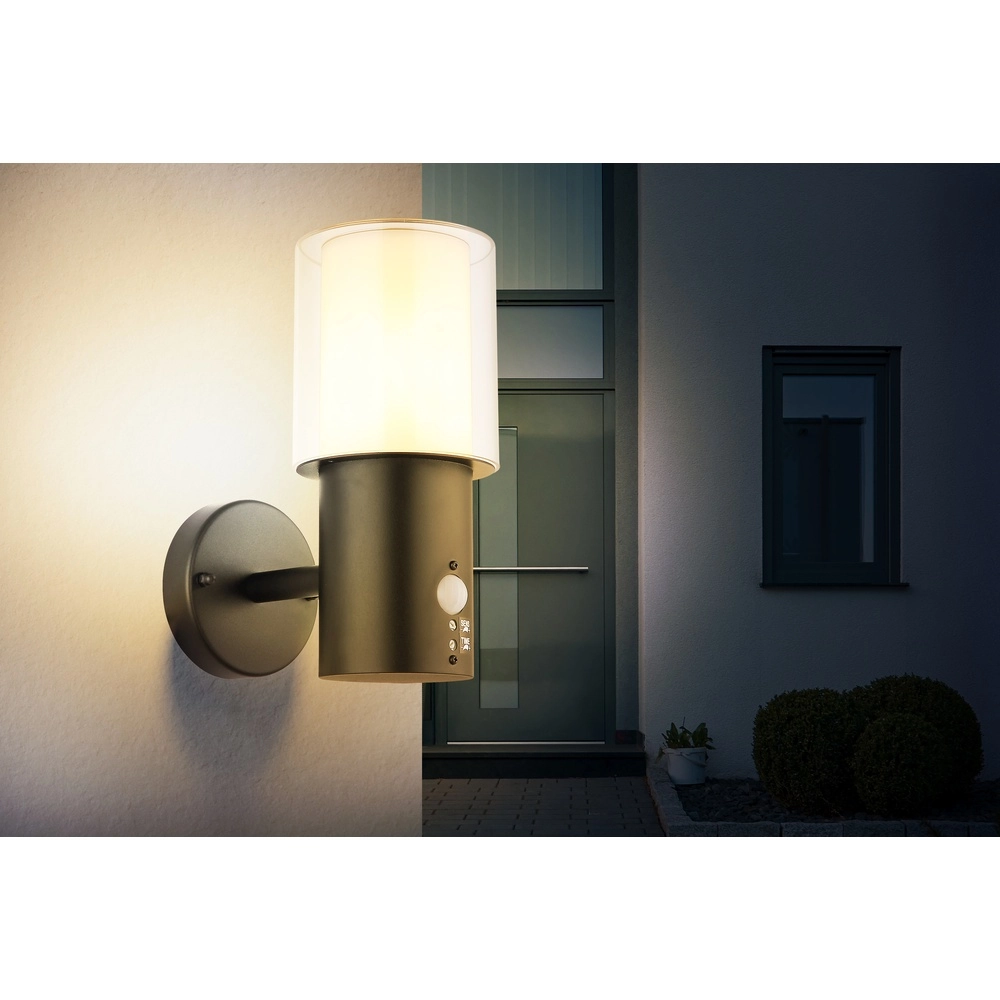 Design voordeurlamp Compton met sensor Globo 9007371592371