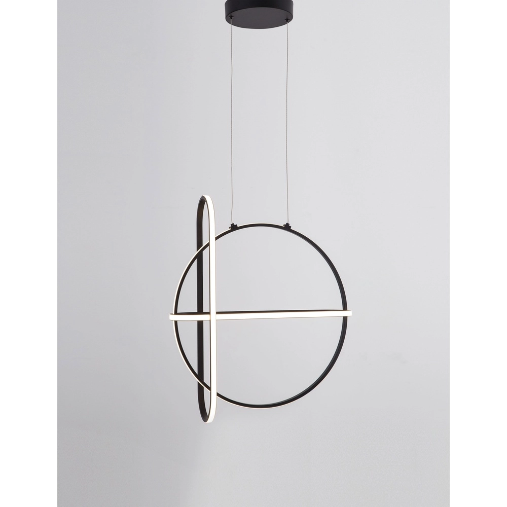 Design hanglamp Arte zwart rond Lyora 5212017426048