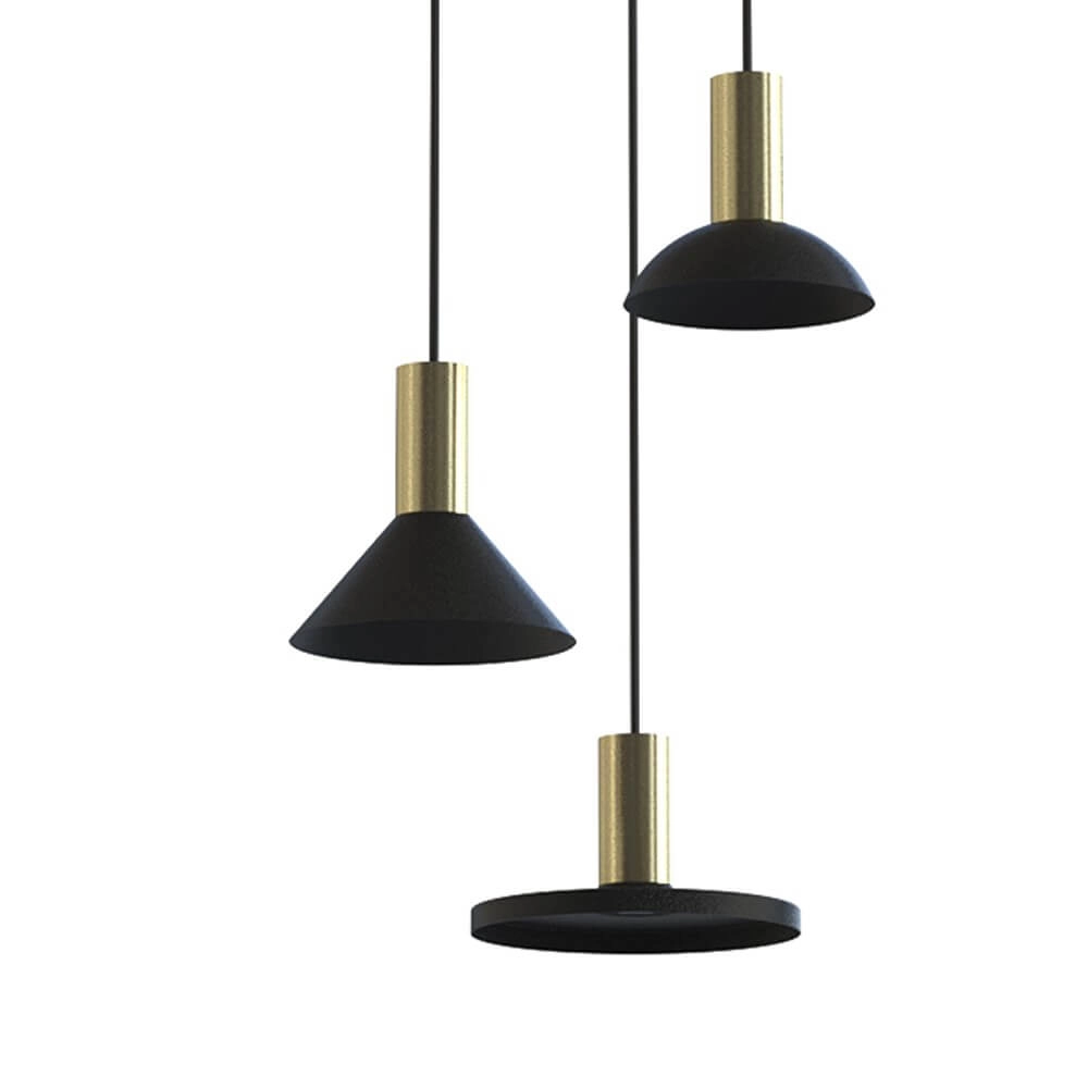 Zwarte vide hanglamp Hermanos Lyora 5903139803090