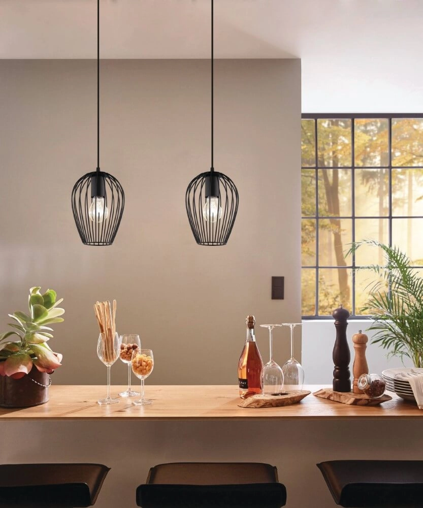Hanglamp Newtown 16cm zwart Eglo 9002759494773