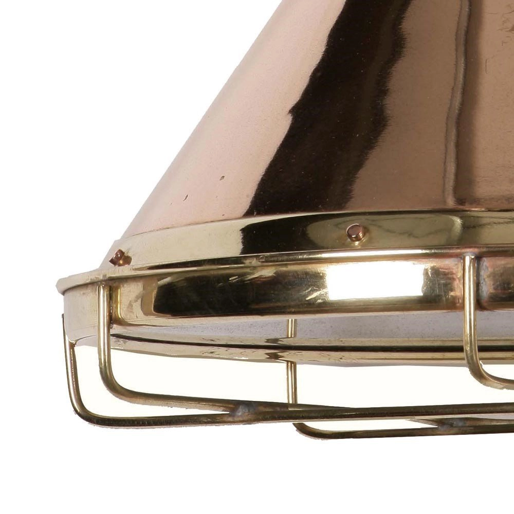 Industriële hanglamp Freigther messing (PB) Limehouse