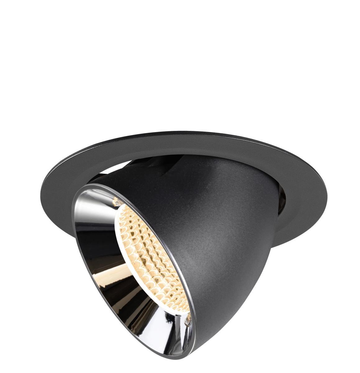 Inbouwspot Numinos Gimble XL zwart/chroom 2700K - 55gr