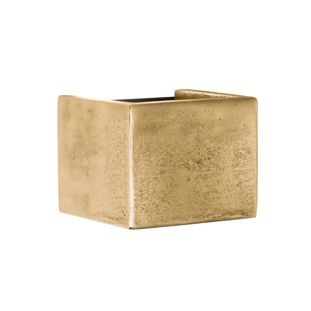 Gouden wandlamp Cog 12cm x 10cm