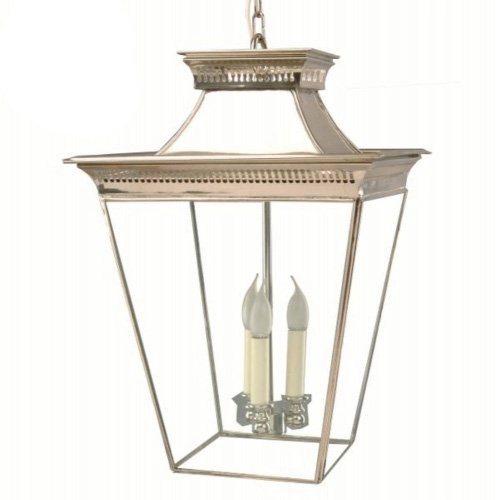 Antieke hanglamp Pagoda L antiek koper (ANT)