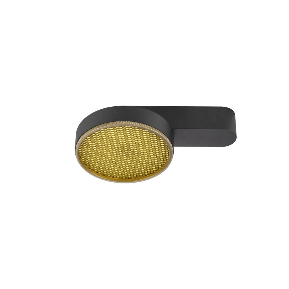 Plafondlamp Grip! Flat zwart
