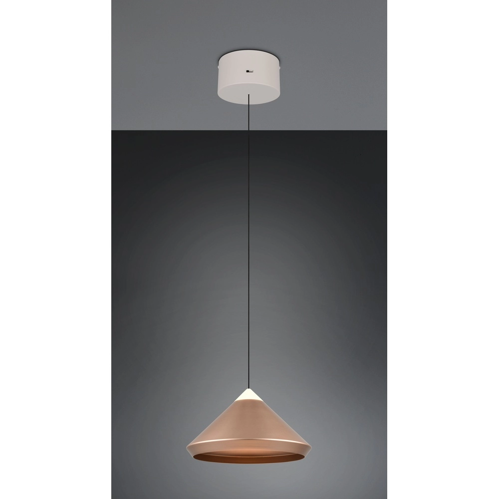 Moderne hanglamp Laguna Ø 30cm koffie bruin