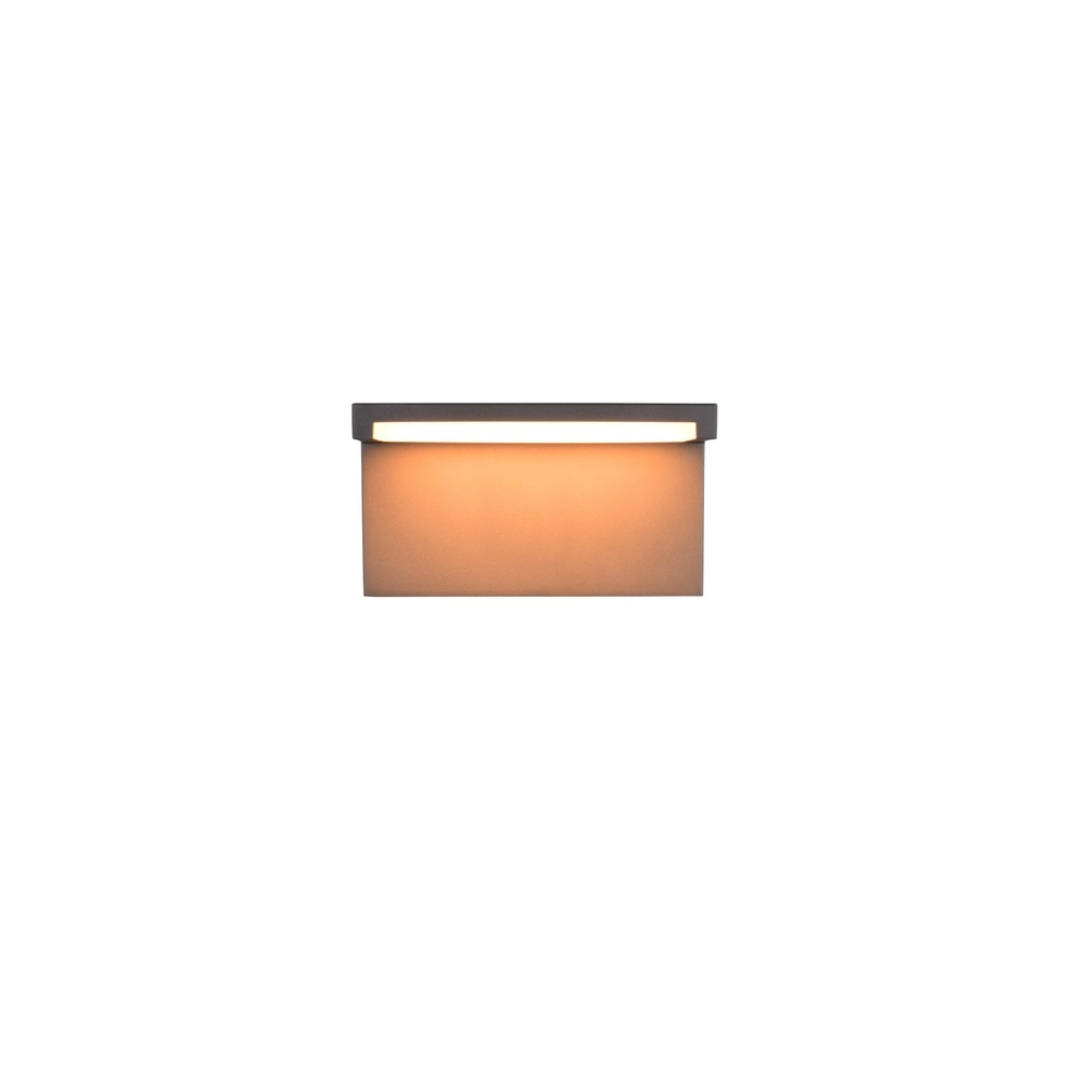 Moderne wandlamp Ravi antraciet Trio 4017807686876