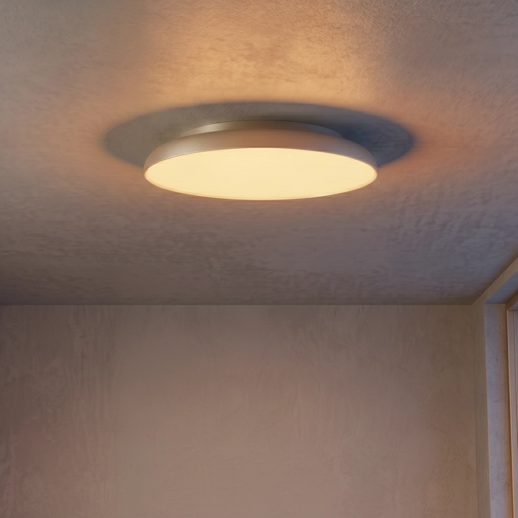 Plafondlamp Linus champagne Ø 45cm