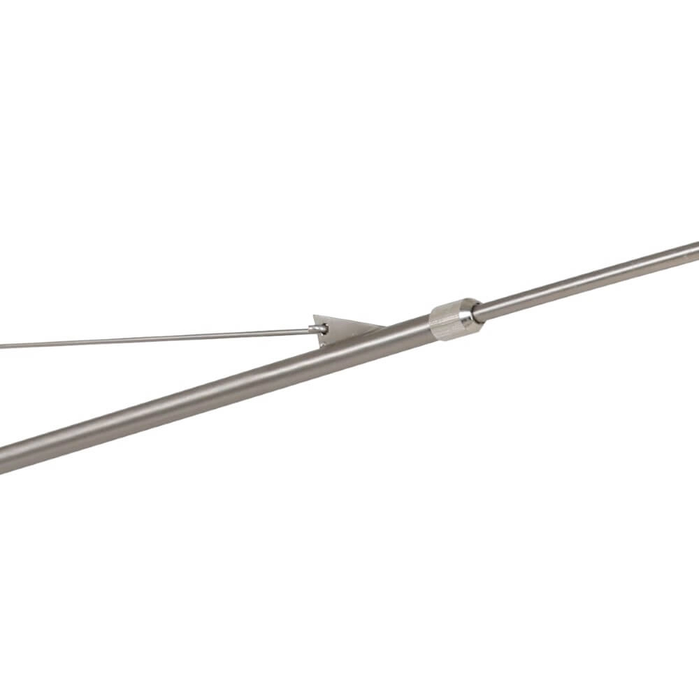 RVS met witte leeslamp Gramineus Steinhauer 8712746132458