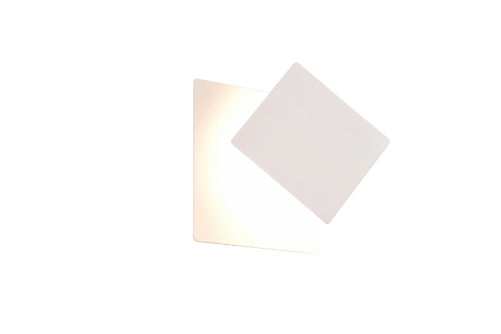 Richtbare wandlamp Mio vierkant 18 x 18cm Trio 4017807581065