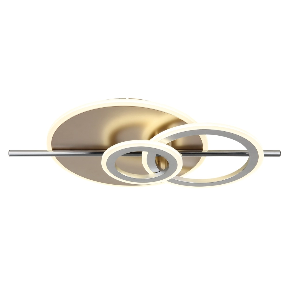 Design plafondlamp Norris champagne Globo 9007371531820