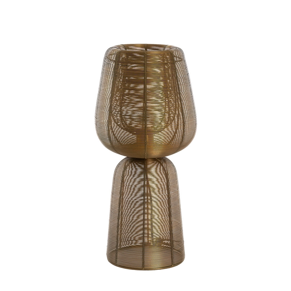 Tafellamp Aboso koper brons Ø 24cm Light & Living 8717807701581