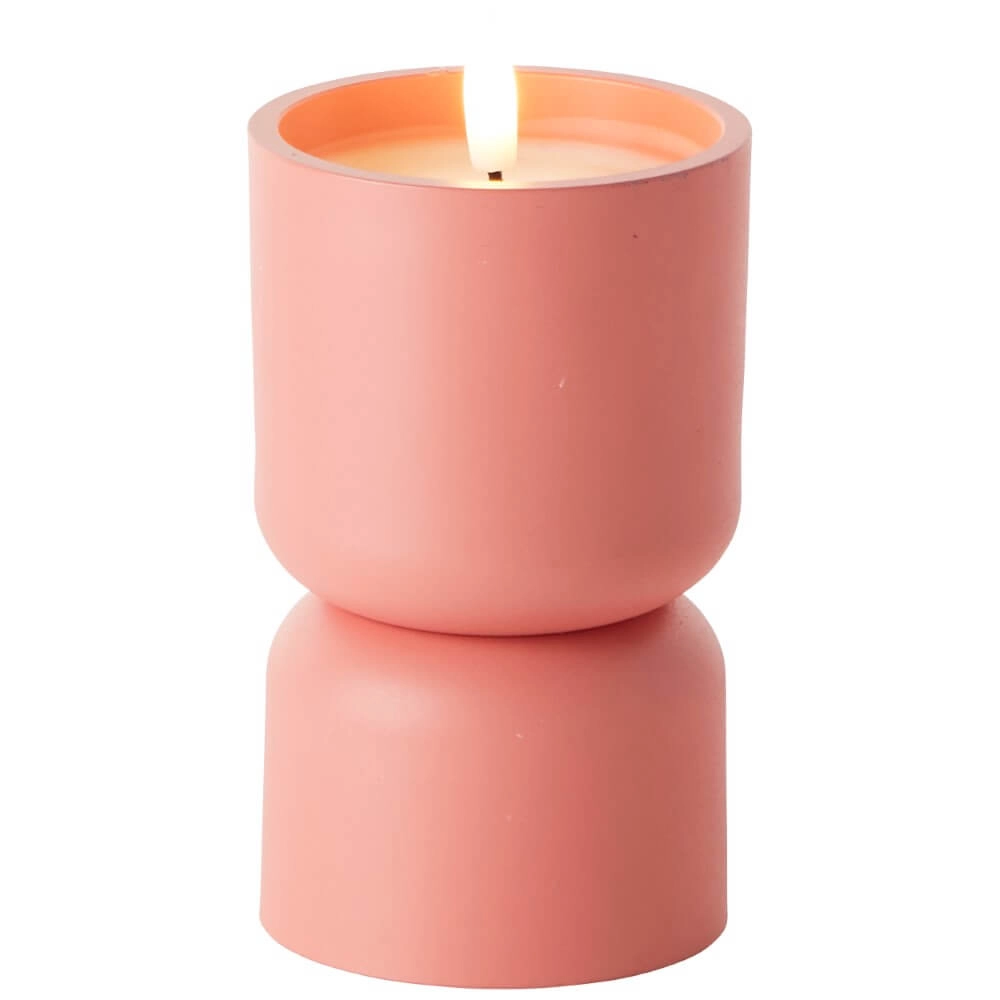 Kaarslampje Lovere oranje 15cm