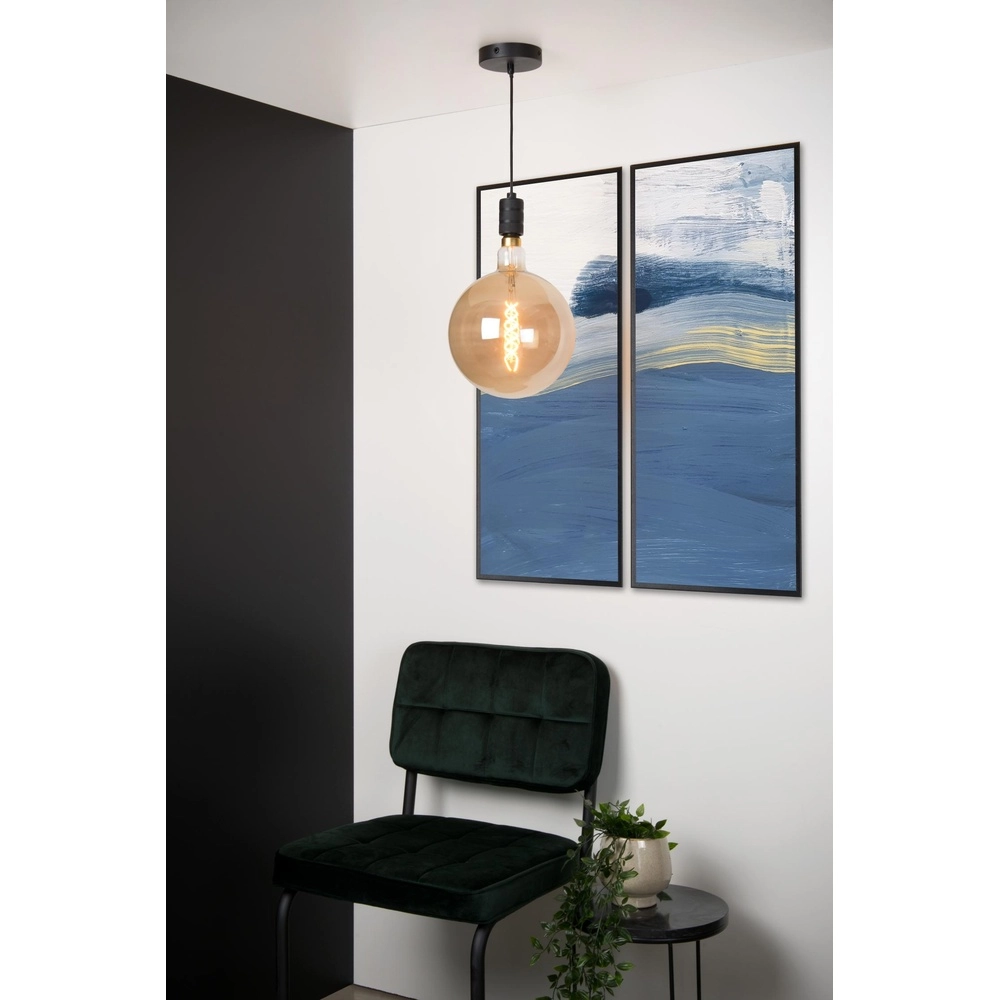 Pendel hanglamp Jova zwart Lucide 5411212451460