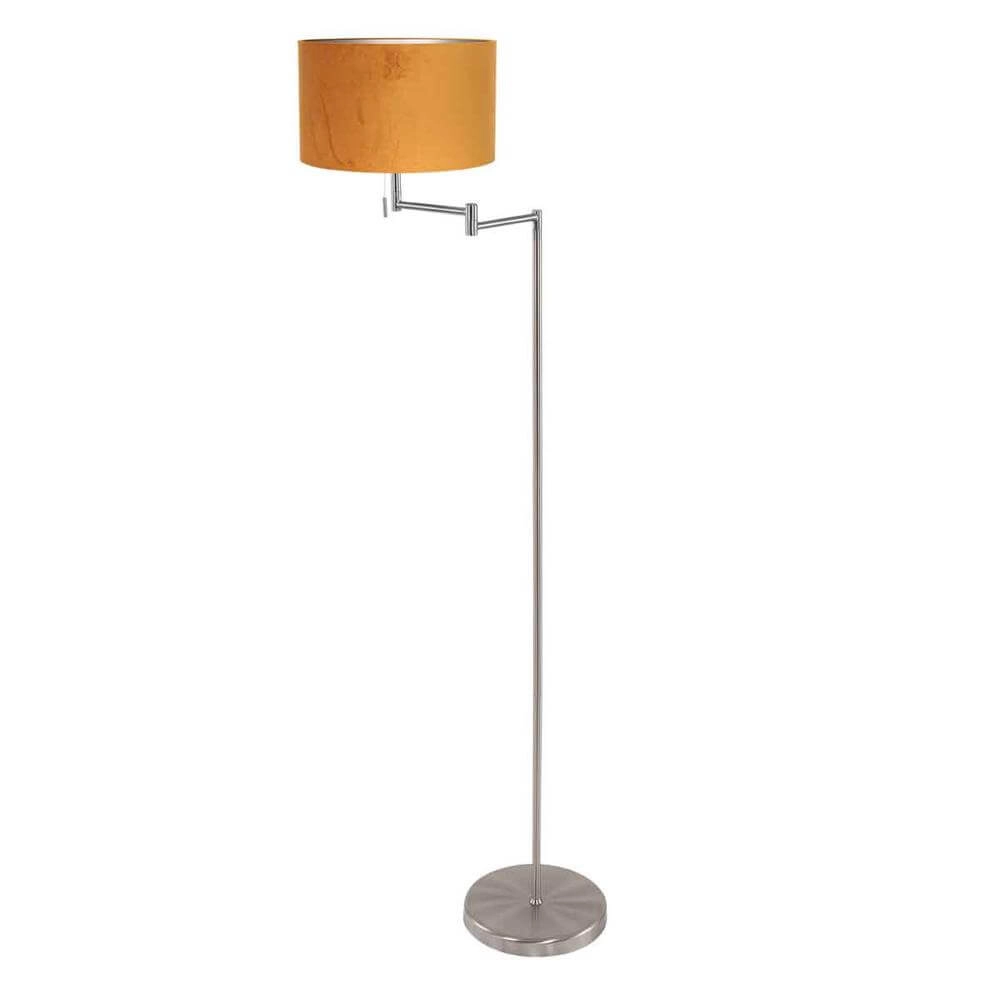 Vloerlamp Bella metaal met gouden kap Steinhauer 8712746174519