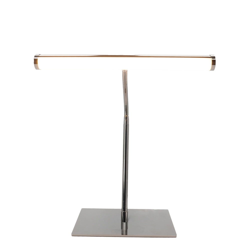 Bureaulamp Riccione nikkel mat
