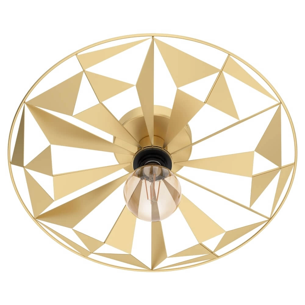 Gouden plafondlamp Castanuelo Ø 42,5cm