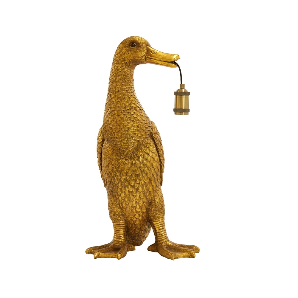 Tafellamp Duck eend brons 65cm Light & Living 8717807675585