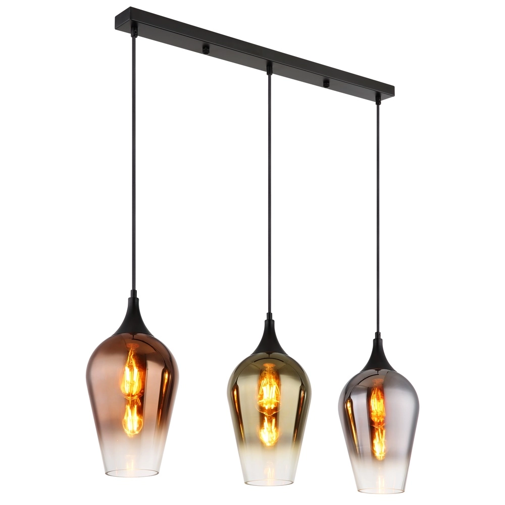 3-lichts hanglamp Lavus meerdere kleuren