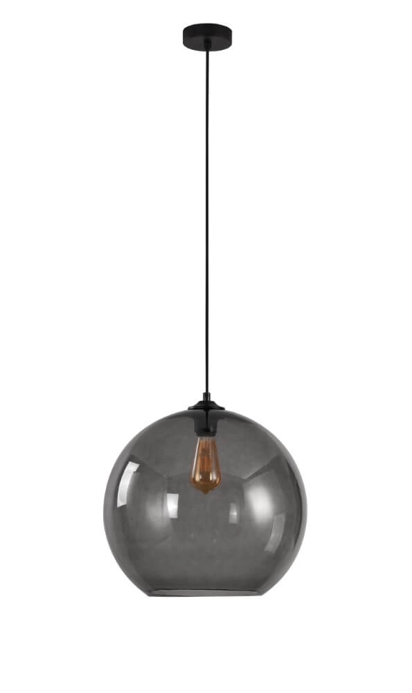 Plafondlamp Marino grijs glas Ø 40cm Artdelight 8719831738519