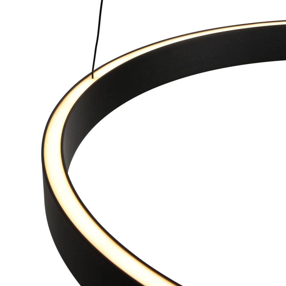 Moderne hanglamp Mykty zwart Ø 60cm Steinhauer 8712746178203