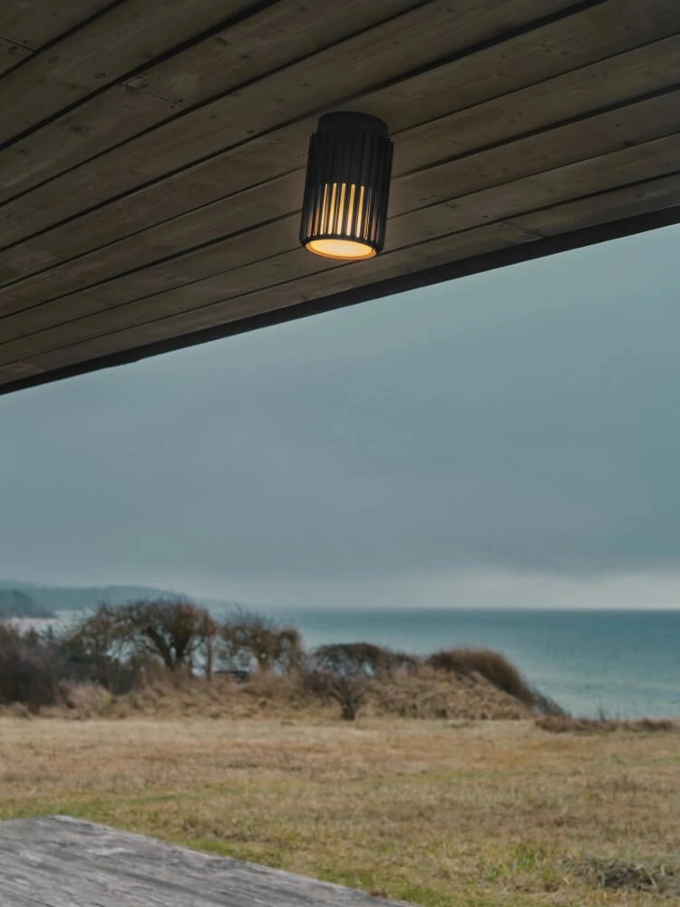Outdoor ceiling lamp Aludra IP54 - black Nordlux 5704924021992