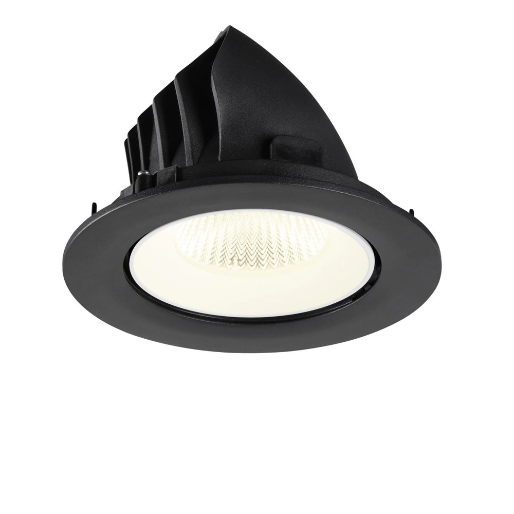 Inbouwspot Numinos Gimble L zwart/wit 4000K - 40gr SLV 4024163310116