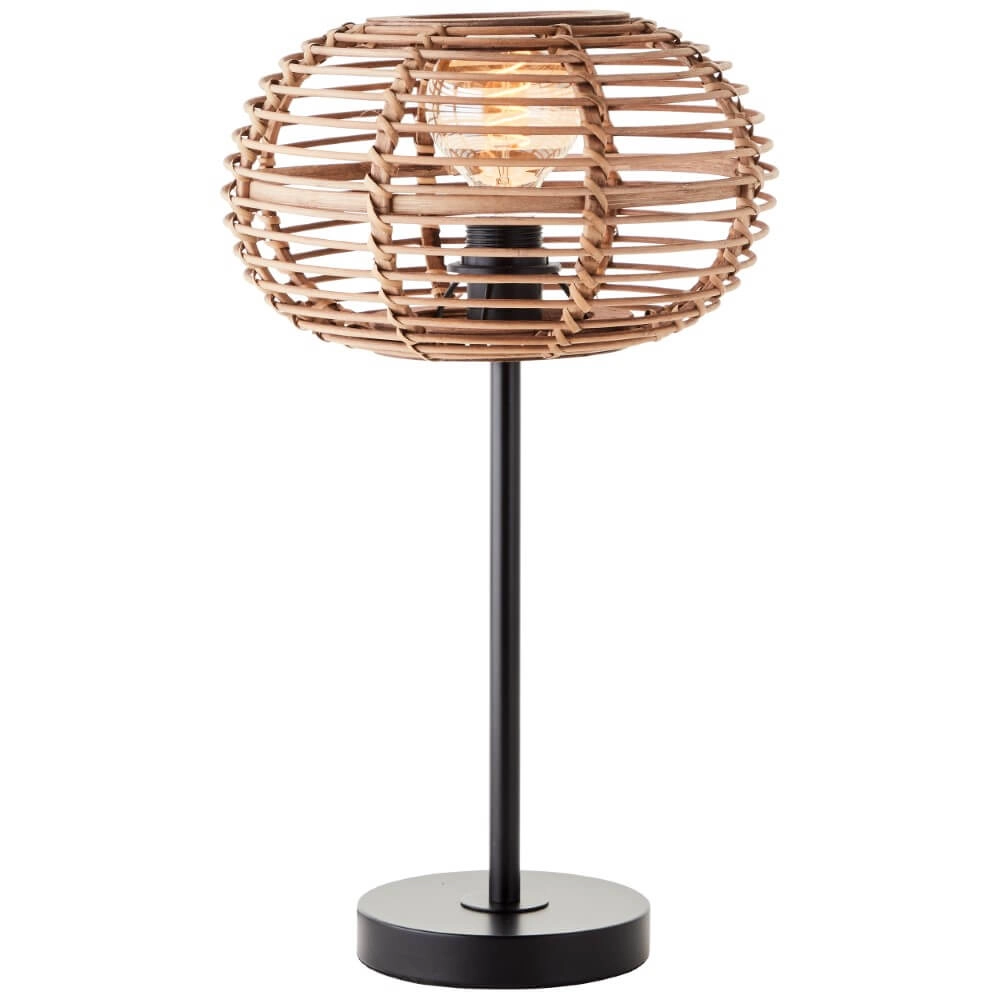 Rotan schermerlamp Woodball