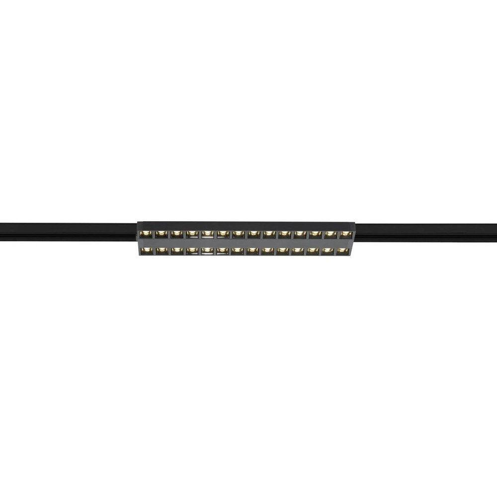 Rail armatuur 57,4cm Sight Evo dubbel 3-fase zwart 3000K