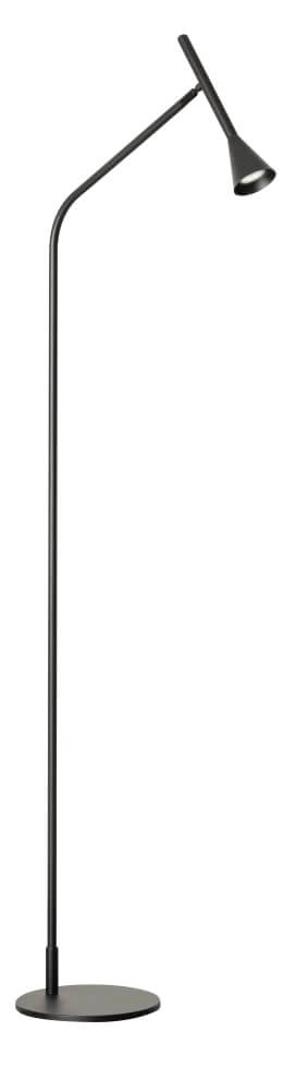 Zwarte vloerlamp Kim 166cm